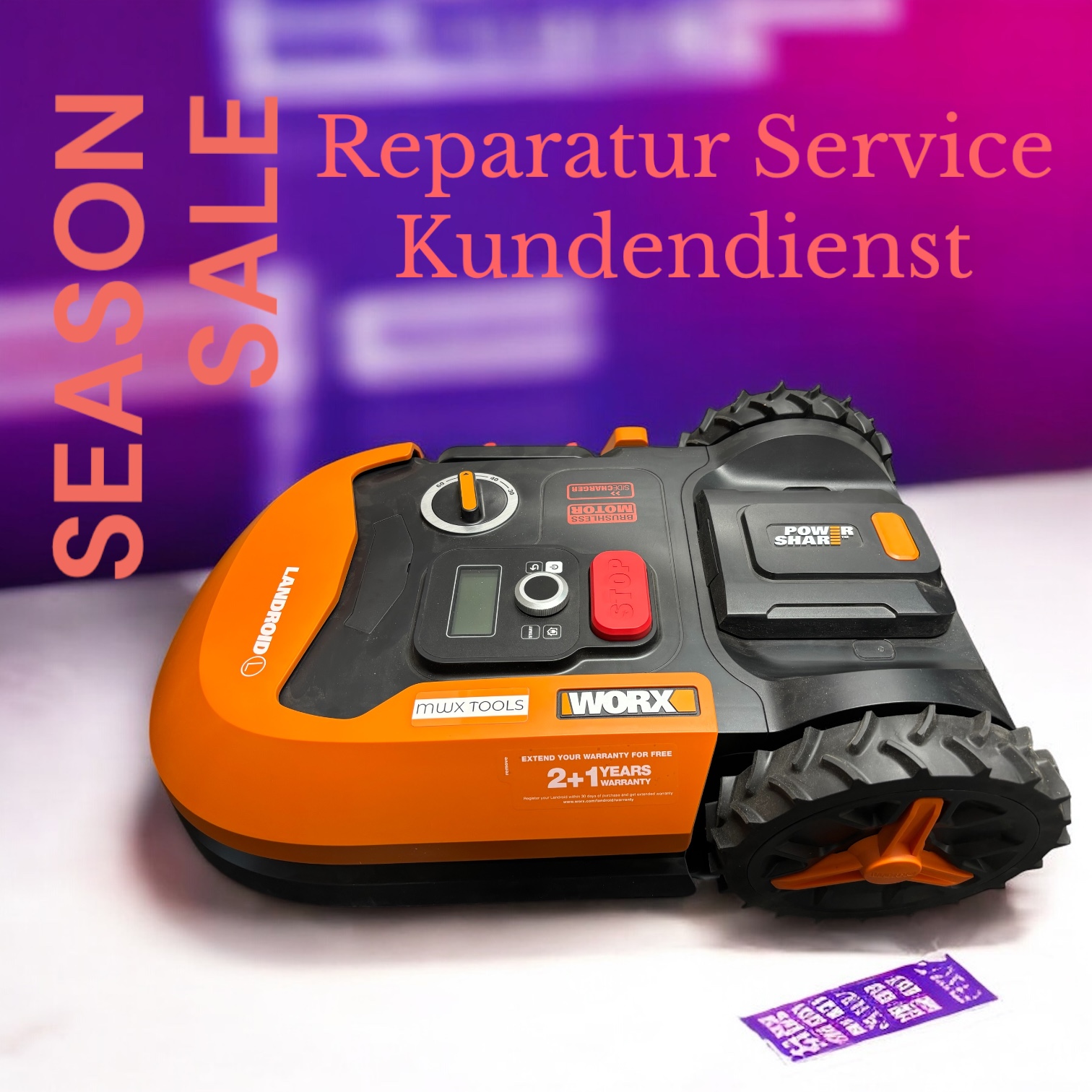 MWX-Tools worxtools & Worx Mähroboter